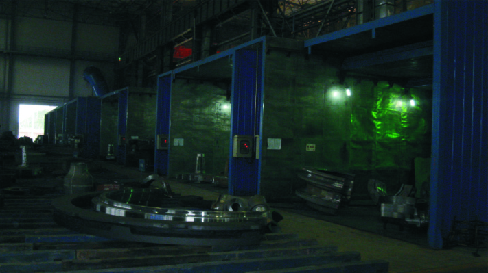 鑄件清理工位除塵系統